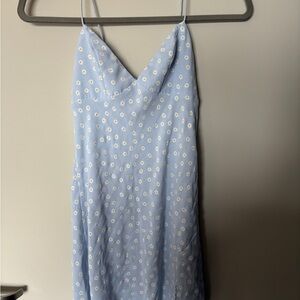 Hello Molly Blue Dress with Yellow Dots